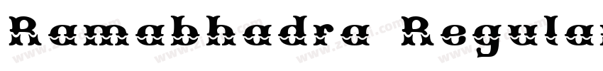 Ramabhadra Regular字体转换